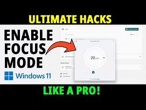 How to Enable Focus Mode in Windows 11: Step by Step Guide 2