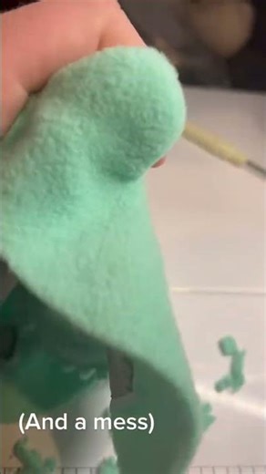 The Most Satisfying Sewing Tip for Bulbasaur 🧵🐢✨ #Shorts