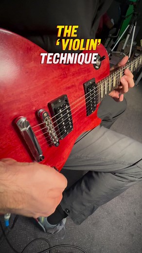 16K views · 257 reactions | Turn your guitar into a violin /Kris #leadguitar #guitartrick #gibsonlespaul #sustain #violin | GMC Guitar Lessons | Facebook