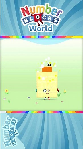 Numberblocks World - Meet Numberblock Twenty Two and Learn How to Trace the Number 22 | BlueZoo Game
