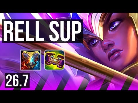 RELL & Smolder vs SONA & Caitlyn (SUP) | EUW Master | 26.7