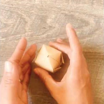 Fold & Roll: Make an Easy Origami Ball in Minutes! #diy #easydiy #origami #shorts