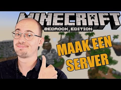 HOE MAAK JE EEN MINECRAFT BEDROCK SERVER || Tutorial (2023)