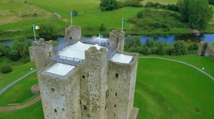 Trim Castle is the largest, best-preserved & most impressive Anglo-Norman castle in Ireland. It was constructed over a 30 year period This massive 20-sided tower which is shaped like a cross was all but impressive in its day. It was protected by a ditch, curtain wall and water-filled moat. Modern walkways now allow you to look down over the interior of the castle. It is a chance to appreciate the sheer size and thickness of the mighty castle walls. | The Irish Store