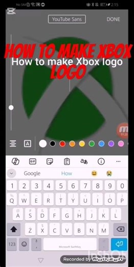 how to make Xbox logo