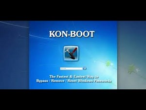 how to bypass password konboot