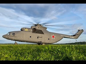 WORLDS MOST POWERFUL HELICOPTER Russian Mi 26 Helicopter lifting planes and US Military CH-47