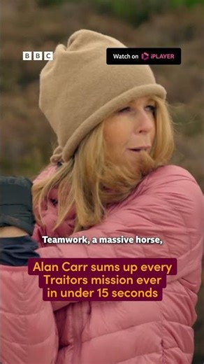 Alan Carr explains classic Traitors mission