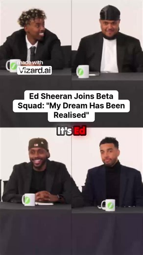 Witnessing a 10-year creator dream finally collide with a global superstar! 🤯 The excitement is absolutely palpable as Ed Sheeran steps onto the *Beta Squad* set, admitting he's already a fan of their chaos. From a rookie post years ago to sitting on this legendary panel—someone pinch this creator! Imagine the energy when the GOAT himself has to play 'Guess The Singer' alongside imposters. You *have* to see this monumental crossover moment! 🔥 #EdSheeran #BetaSquad #YouTubeCrossover #DreamComeT