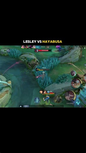 Lesley vs Hayabusa 😂 #mobalegends5v5 #moba5v5English #moba5v5pippin #shorts