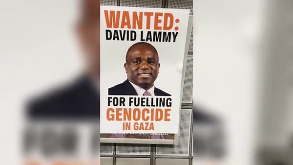 Greenpeace demonstrators plaster London underground with anti-Starmer stickers in Gaza protest