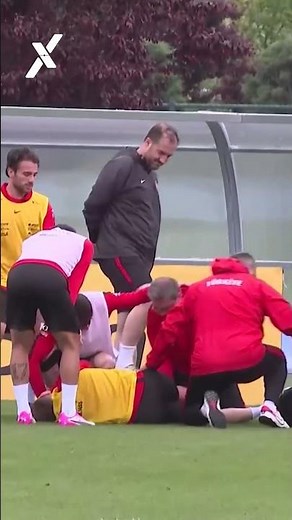 🩹 Kerem Aktürkoğlu, milli takım kampında sakatlanıp antrenmana devam edemedi. ❌