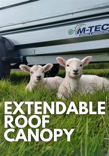 M-TEC Extendable Roof Canopy: Easy Access and Convenience