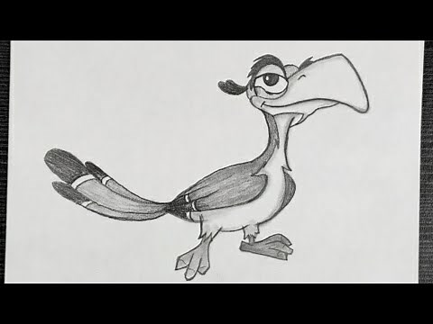 How To Draw Zazu || The Lion King || Zazu Drawing Tutorial || Step By Step || Pencil Drawing