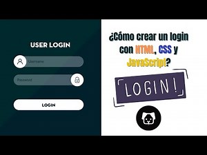 Como crear un login con HTML, CSS y JavaScript #programming #javascript