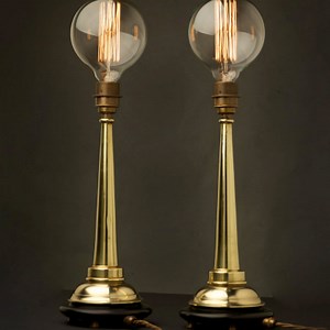 Edison Light Globes, Part 2: Brassy &amp; Classy Steampunk-Style Lamp Fixtures - Core77
