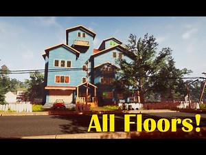 Hello Neighbor PRE ALPHA if it had ALL THE FLOORS!!! | Nostalgia Pre-Alpha (Mod)