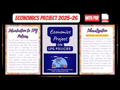 Economics Project On LPG Policies For Class 12th CBSE 2025-26