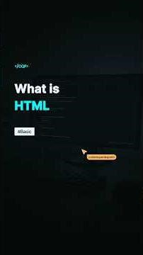 What is HTML? Interview Question #html #html2025 #frontend #webdev #cqp #learncoding #interviewtips