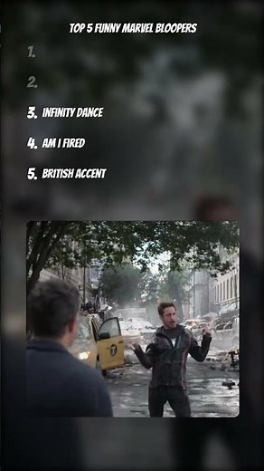 Top 5 FUNNIEST Marvel Moments 😂🦸‍♂️ | Superhero Bloopers You Can't Miss! #shorts