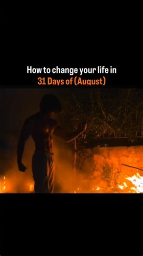 How to change life in the next 31 days 💪🏻❤️‍🔥#motivation #fitness #lifestyle #workout