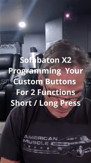 Sofabaton X2 -1 Button / 2 Functions #universalremote #hometheater #homeassistant