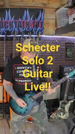 schecter Solo 2 Standard live sound!! #schecterguitars #schecter