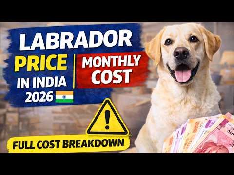Labrador Dog Price in India 2026 | Labrador Price and Monthly Expenses