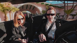 Nicolas Cage’s love of cinema extends to his choice of cars. His gold Lamborghini, a tribute to a beloved Fellini film featuring a gilded Ferrari. https://cbsn.ws/3Lqs5hK | 60 Minutes