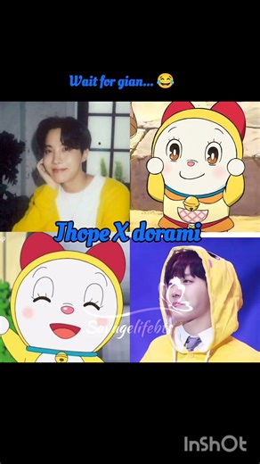 I told chat gpt to give suitable doraemon characters to BTS members #savagelifebts #bts #doraemon