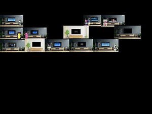 Characters watches the thx logo but it’s played all at once