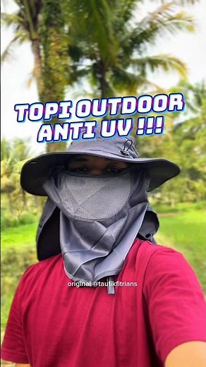 Anti-UV mountain & fishing bucket hat #fishingtools #mountainhat #fishinghat