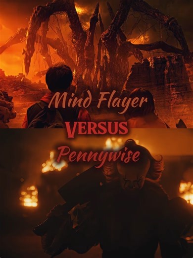 Mind Flayer vs Pennywise ll #pennywise#welcometoderry #strangerthings #Vecna #1v1s #editz