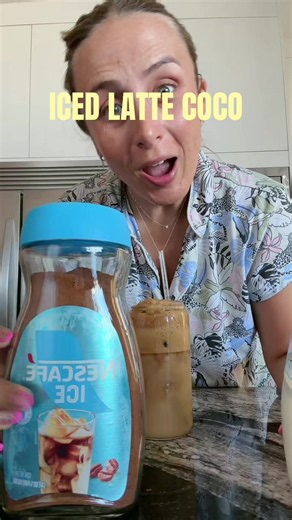 Iced Latte Coco: receta fácil de iceatte matcha y latte coco