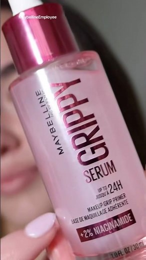 NEW Grippy Serum Primer just dropped ✨💖 Glowy skin + all-day grip! #maybellineemployee