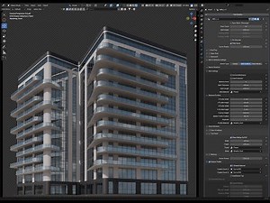 MBG - Building Generator Geometry Nodes Demo 02 | Blender Procedural Design