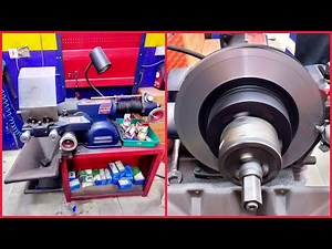 Brake Rotor Resurfacing DIY|Disc Turning & Polishing(No Lathe)