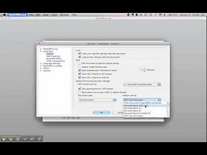 How to save Open Office documents as MS office word excel ppt