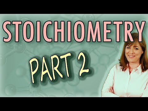 Intro to Stoichiometry - Moles & Grams + Example Problems - Chemistry