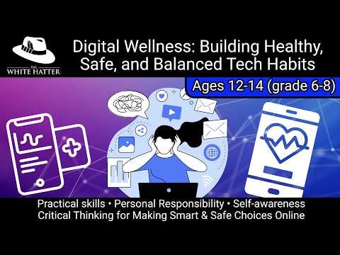 Digital Wellness: Healthy, Appropriate Tech Habits for Intermediate/Middle Students | Preview