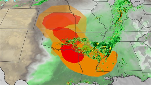 Deadly severe weather outbreak pushes east; strong tornadoes, large hail likely for Midwest, Mississippi Valley