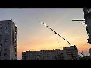 Доработка антенны диполь на 27 МГц. Балконный вариант.