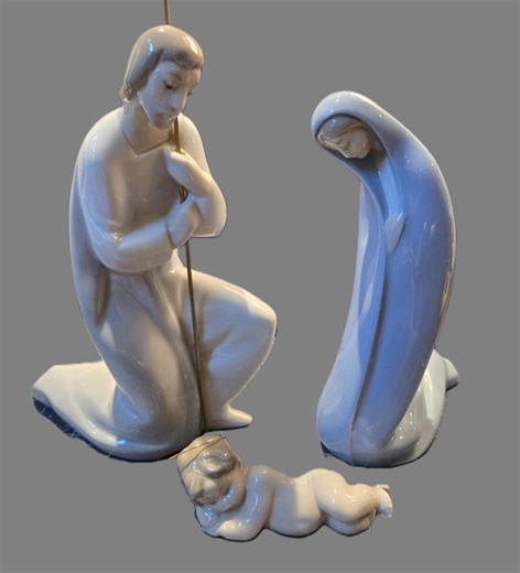 Lladro Holy Family Nativity Figurines: #4533, 4534, 4535 - Etsy