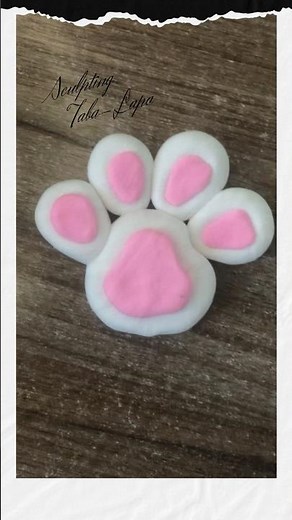 🐾 Cute Clay Paw Print | Easy Sculpting Tutorial