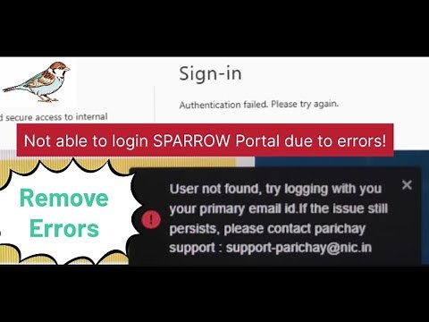Login Errors l SPARROW Portal l WebVPN l User not Found l Authentication Failed l APAR l IPR