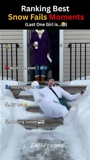 Ranking Funny Snow Fails Moments #funny #fails #usa