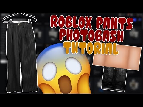 EASY ROBLOX PANTS | PHOTOBASH TUTORIAL (paint.net)