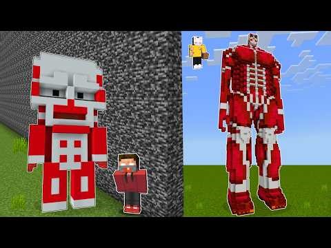I Cheated With COLOSSAL TITAN In Minecraft Build Battle!