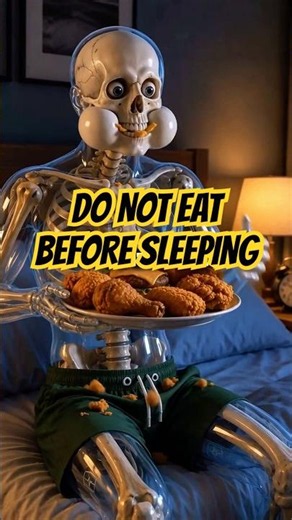 DO NOT EAT BEFORE SLEEPING‼️👀 #shorts