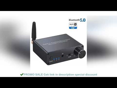 192k Bluetooth-compatible DAC Converter with Headphone Amp Digital To Analog Converter 3.5mm Audio A